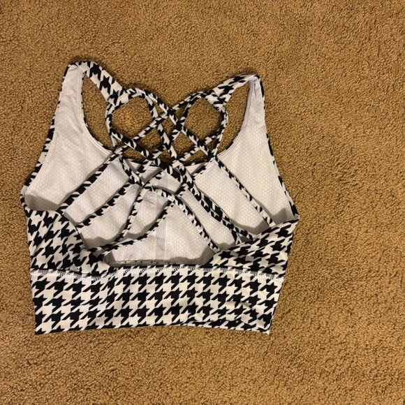 Houndstooth sports bra - Picture 2 of 2